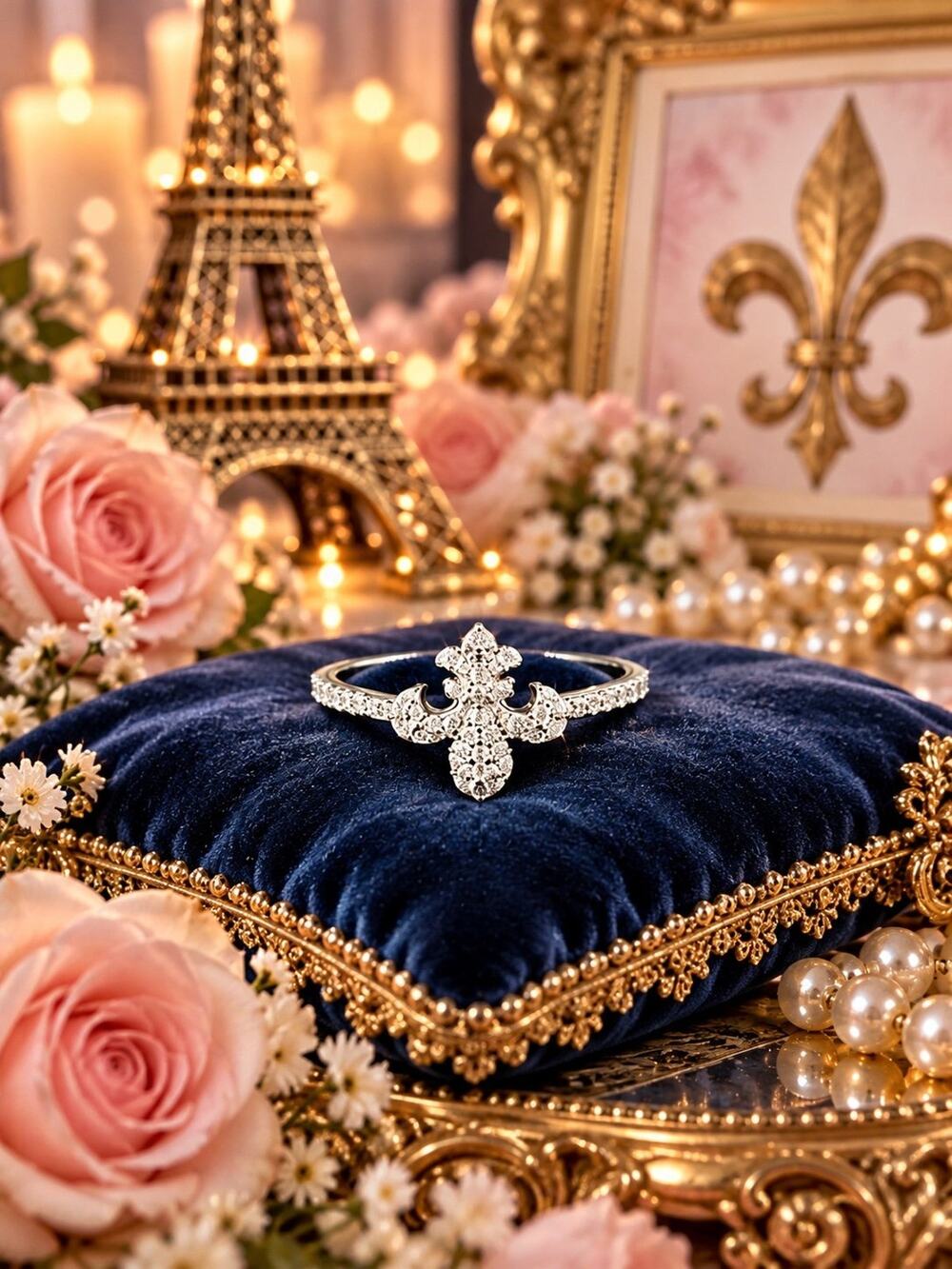 Bomb Party Sterling Collection - The Versailles Band - Sz  7